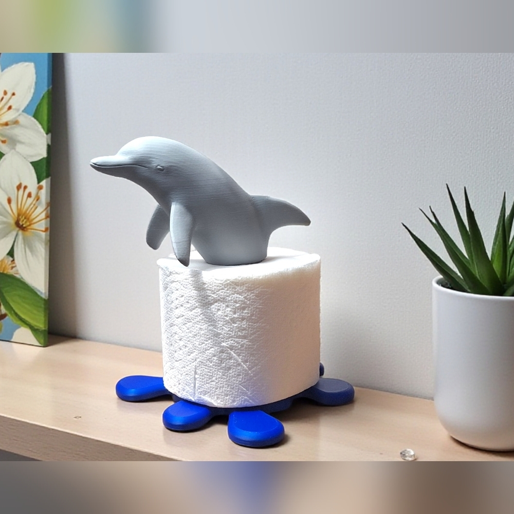 Dolphin Toilet Paper Holder